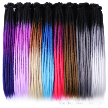 Dreadlack Locs Crochet Hair Dreadlack Locs Crochet Hair Pre looped Synthetic Crochet Braiding Hair for Girl